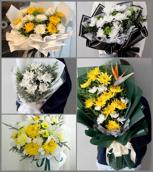 山东青岛莱西市水集街道谭彪庄村白事花束代送